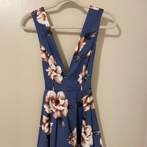 Floral Skater Dress - Size Small